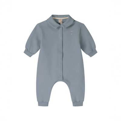 Gray Label-Baby Collar Suit GOTS-Stone Gray