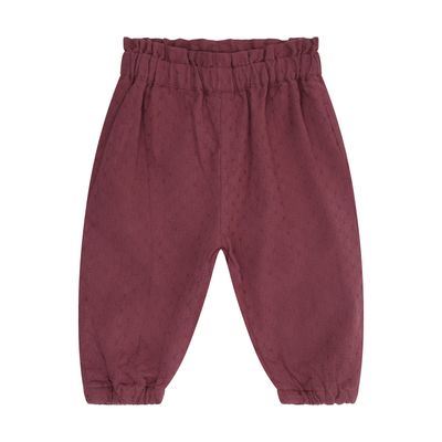 FIXONI-Pants Woven w. Lining-Crushed Berry