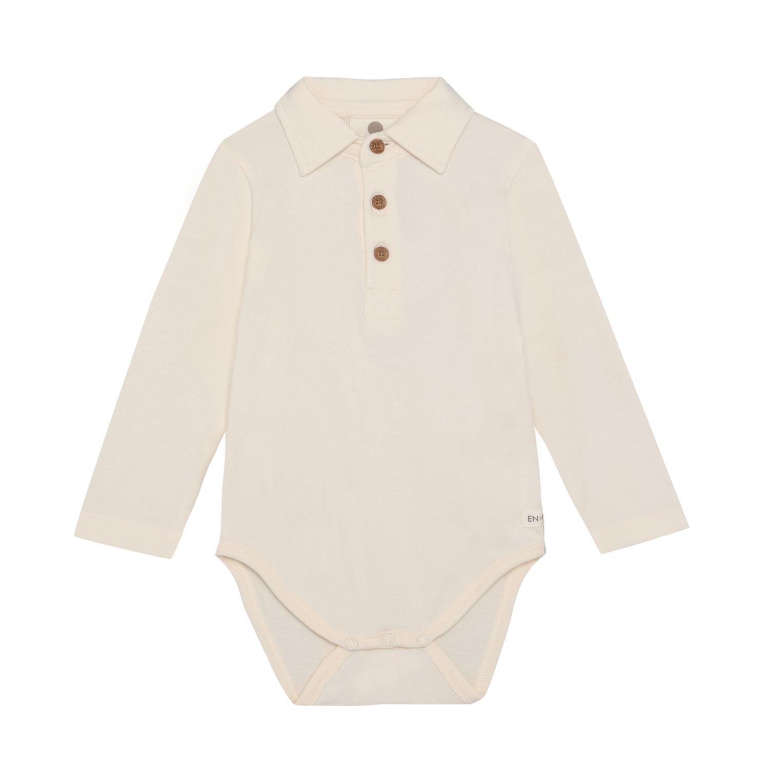 ENFANT-Body LS Polo-Pearled Ivory-1730