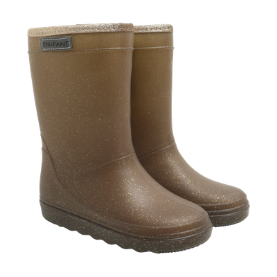 PRE-ORDER - ENFANT-Thermo Boots Glitter-Coffee Bean
