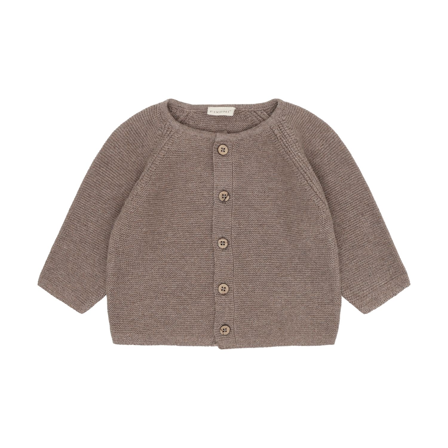 FIXONI-Cardigan Knit-Mountain Trial Melange