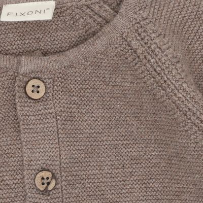 FIXONI-Cardigan Knit-Mountain Trial Melange