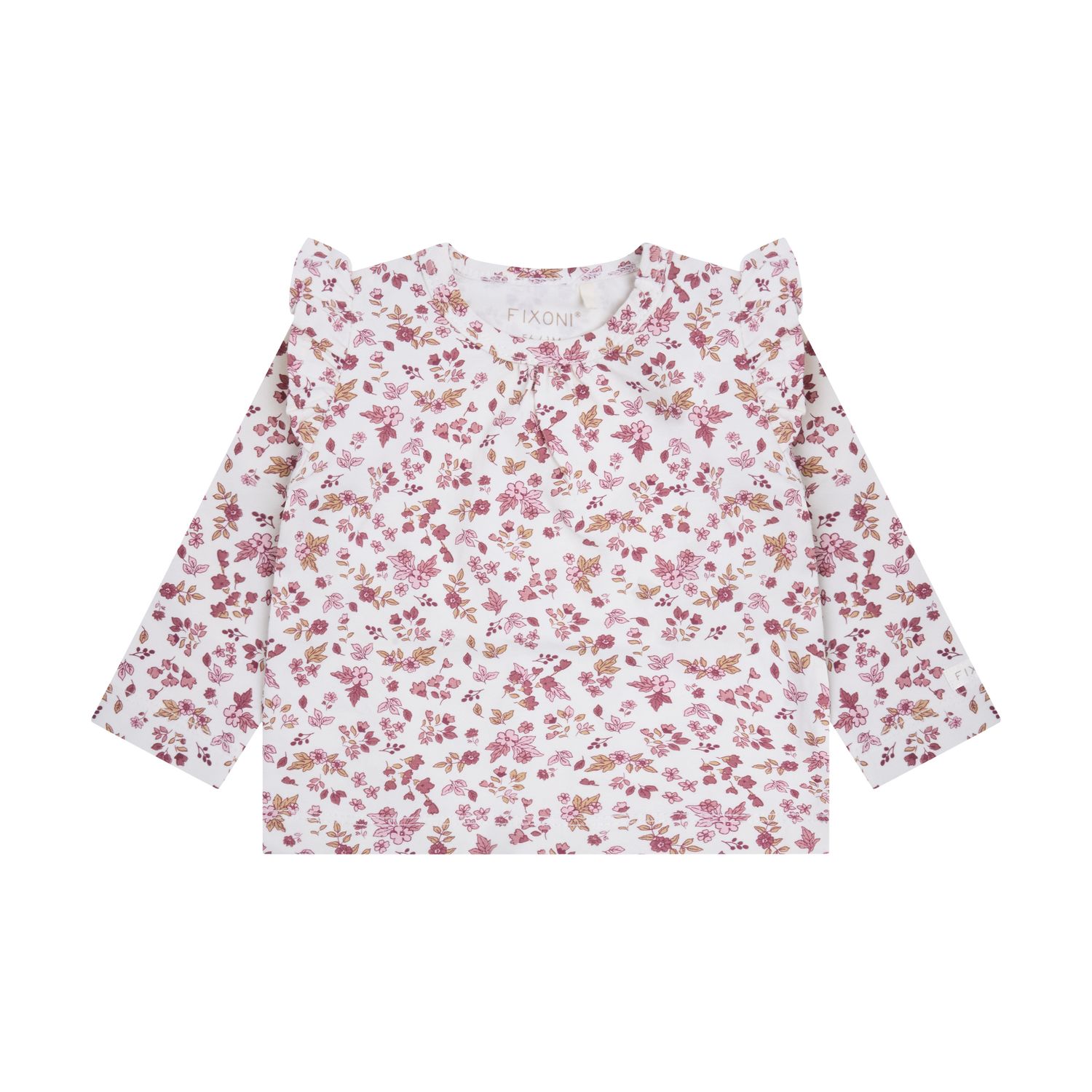 FIXONI-T-shirt LS-Nostalgia Rose