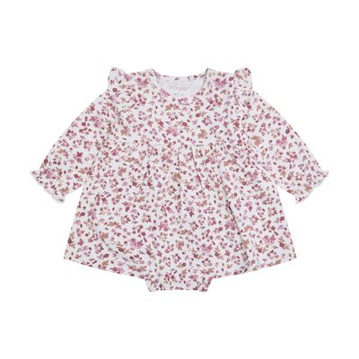 FIXONI-Body Dress LS-Nostalgia Rose