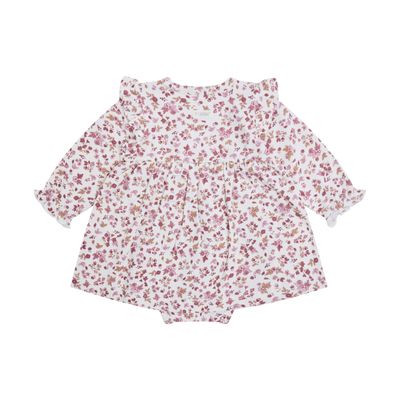 FIXONI-Body Dress LS-Nostalgia Rose