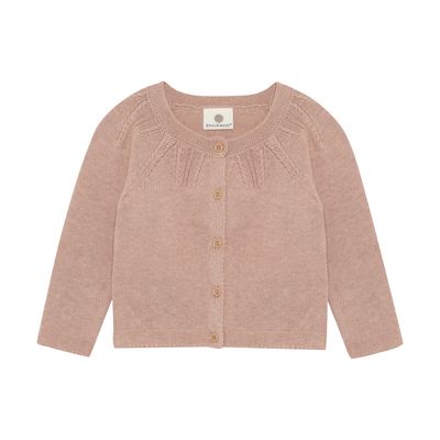ENFANT-Cardigan Knit-Adobe Rose