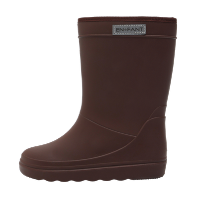 PRE-ORDER - ENFANT-Thermo Boots Solid-Coffee Bean