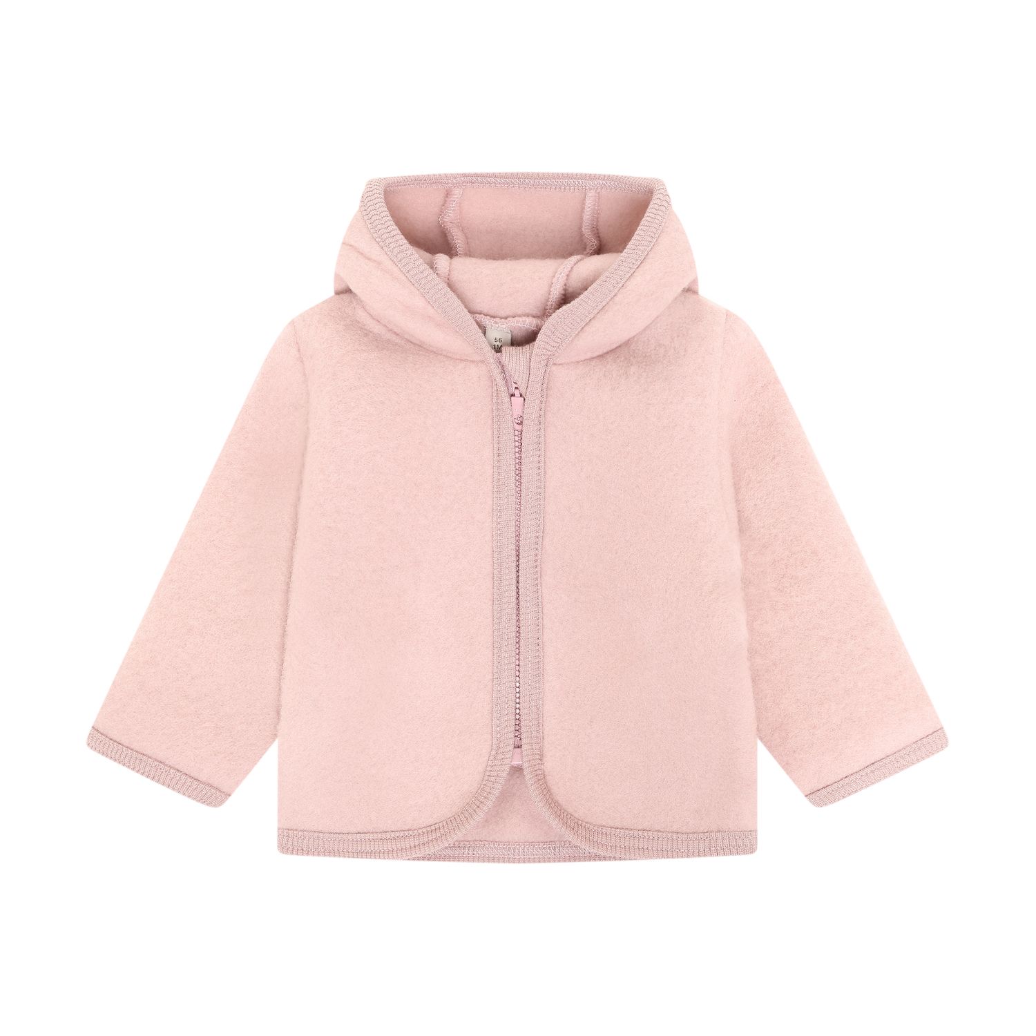 HUTTELIHUT-Jacket Wool Fleece -Woodrose
