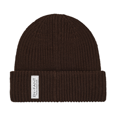 PRE-ORDER- ENFANT-Beanie w. Lining-Coffee Bean