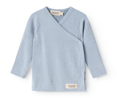 MarMar Copenhagen-Tuti Wrap LS-Blue Coast-T-shirts