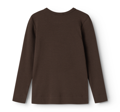MarMar Copenhagen-Tee LS-Dark Roast-T-shirts