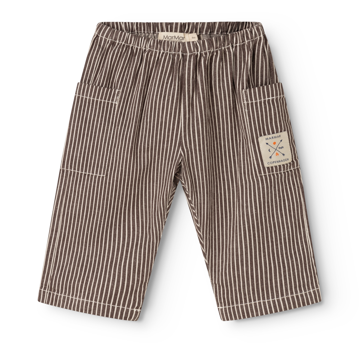 MarMar Copenhagen-Panto-Dark Brownie Stripe-Pants