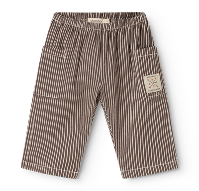 MarMar Copenhagen-Panto-Dark Brownie Stripe-Pants