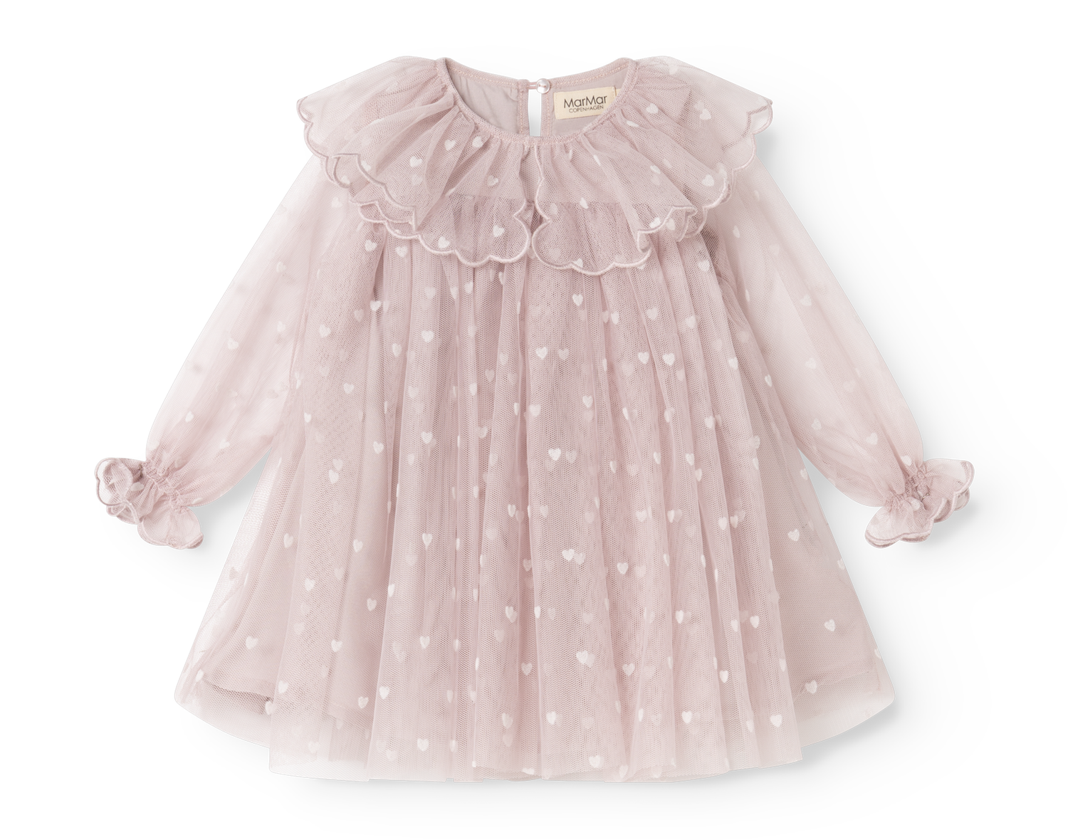 MarMar Copenhagen-Dera B-Cloud Gray Hearts-Dress