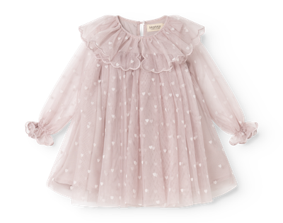 MarMar Copenhagen-Dera B-Cloud Gray Hearts-Dress