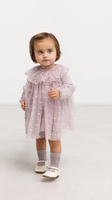 MarMar Copenhagen-Dera B-Cloud Gray Hearts-Dress