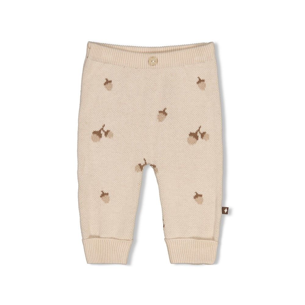 Feetje-Broek gebreid AO - The Knits-Zand