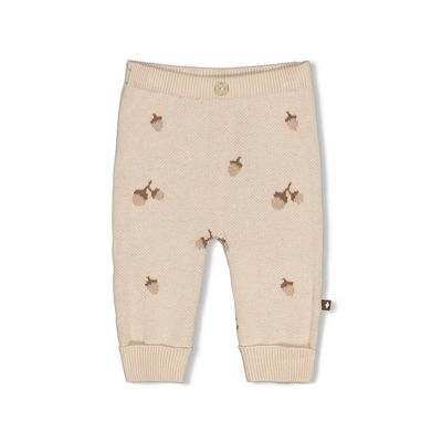 Feetje-Broek gebreid AO - The Knits-Zand