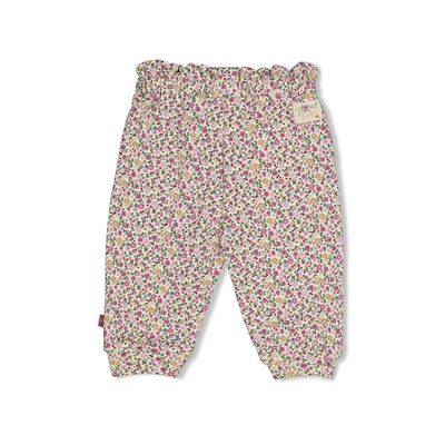 Feetje-Broek AOP - Afternoon Tea-Creme