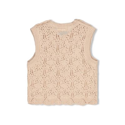 Feetje-Spencer gebreid - Lucky Bloombird-Offwhite