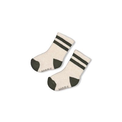 Feetje-Sokken - Wiggle and Waddle-Offwhite melange-W2622-50400384
