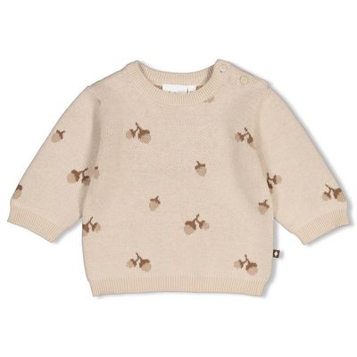 Feetje-Sweater gebreid AO - The Knits-Zand