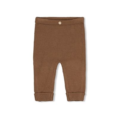 Feetje-Broek gebreid - The Knits-Bruin