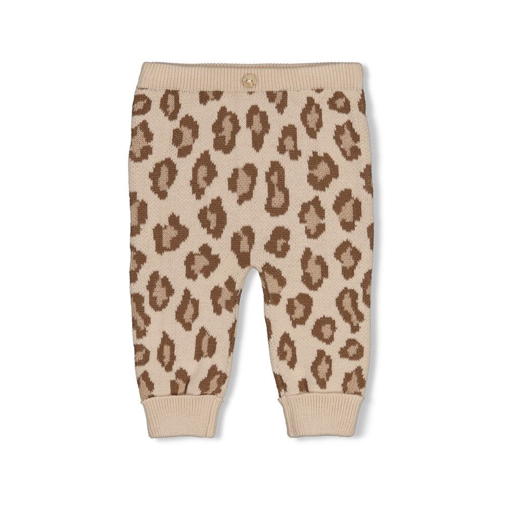 Feetje -Broek gebreid AO - The Knits-Zand