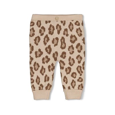 Feetje -Broek gebreid AO - The Knits-Zand