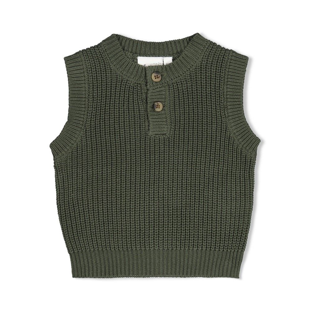 Feetje-Spencer gebreid - Wiggle and Waddle-Groen-W2622-51200051