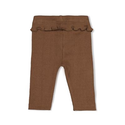 Feetje-Legging pointelle rib - Lucky Bloombird-Bruin-W2623-52202628