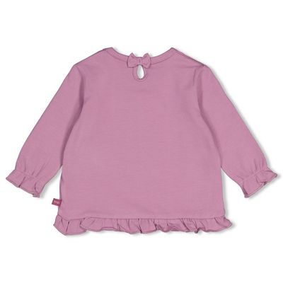 Feetje-Longsleeve ruches - Afternoon Tea-Lila