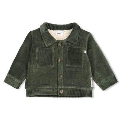 Feetje-Jasje velours rib - Wiggle and Waddle-Groen-W2622-51300579