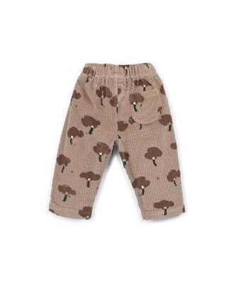 Play Up-PRINTED CORDUROY TROUSERS-DRAWING-