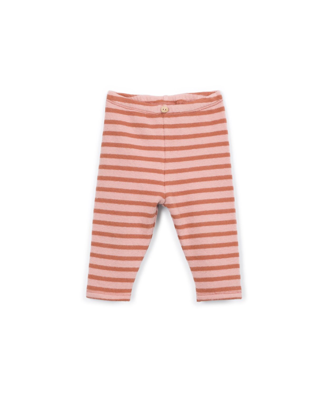 Play Up-STRIPED JERSEY LEGGINGS-TAPESTRY/
