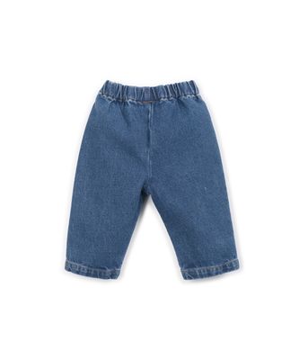 Play Up-DENIM TROUSERS-BLUE DENIM