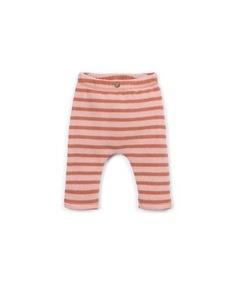 Play Up-STRIPED JERSEY LEGGINGS-TAPESTRY