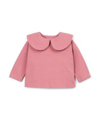 Play Up-JERSEY LS T-SHIRT-YARN-Roze