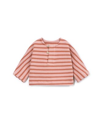 Play Up-STRIPED JERSEY SWEATER-TAPESTRY