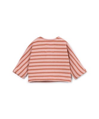 Play Up-STRIPED JERSEY SWEATER-TAPESTRY