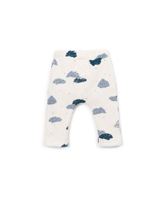 Play Up-PRINTED JERSEY LEGGINGS-CLOUDS DETAIL
