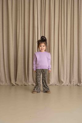 House of Jamie-Flared Pants-Leopard Moonlight (Jacquard)