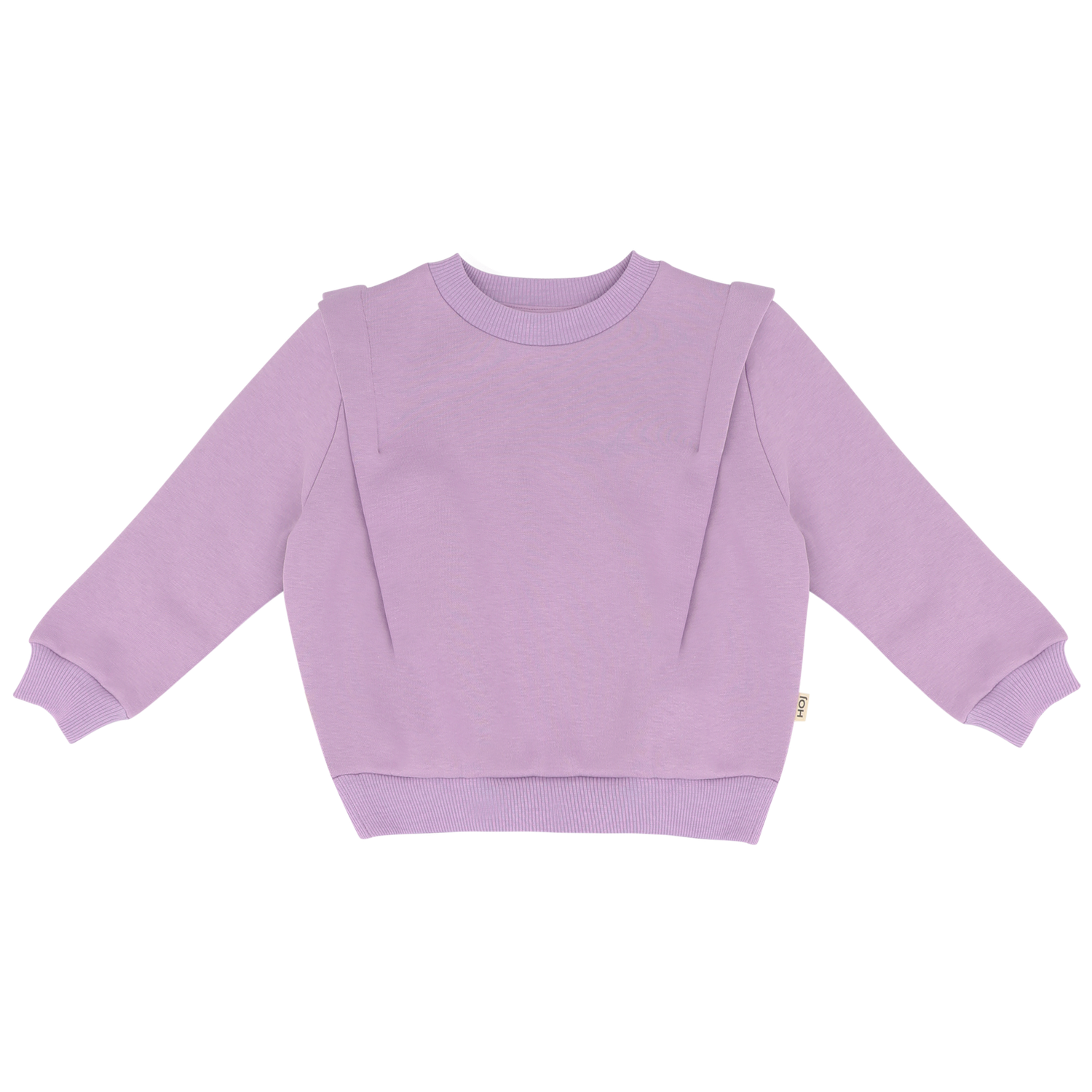 House of Jamie-Shoulder Sweater-Frosted Lilac