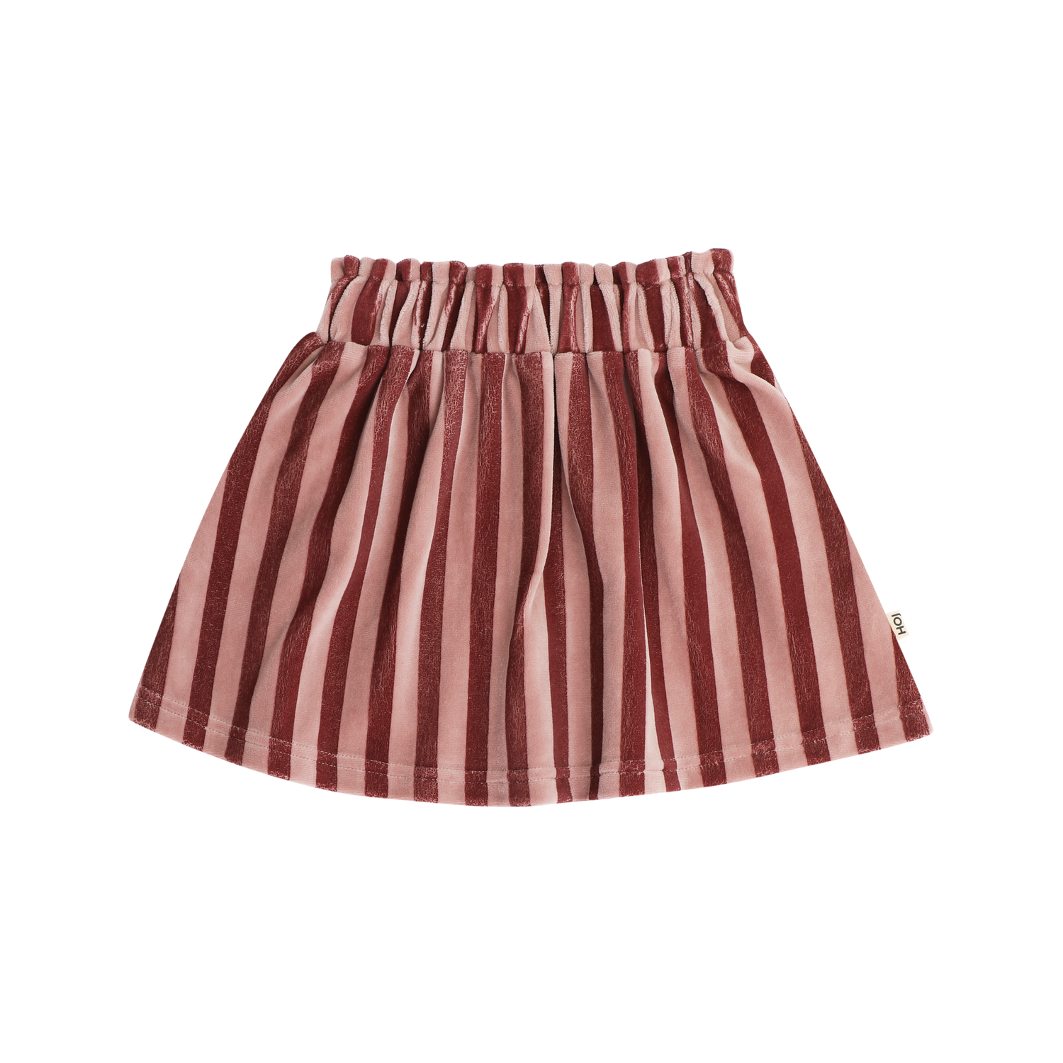 House of Jamie-Skater Skirt-Ruby Stripes (Velvet)