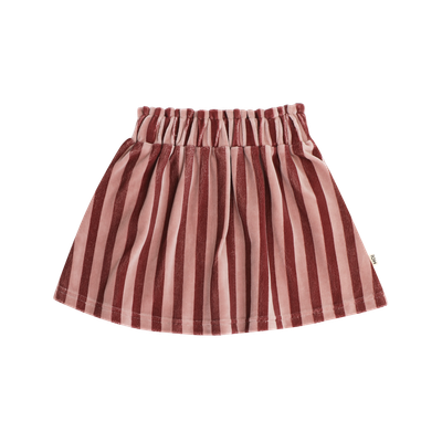 House of Jamie-Skater Skirt-Ruby Stripes (Velvet)