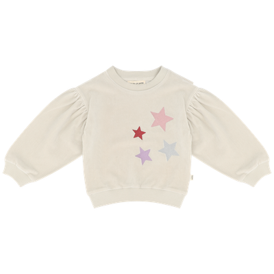 House of Jamie-Balloon Sweater-Sandshell (Rib Velvet)