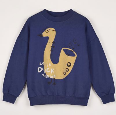 Sweatshirt Navy Bleu