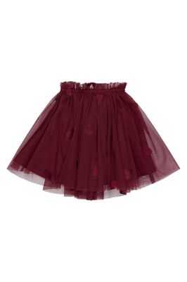 THE NEW-TNSTVonda Mesh Skirt-Burgundy EMB TN-Toddler Girl