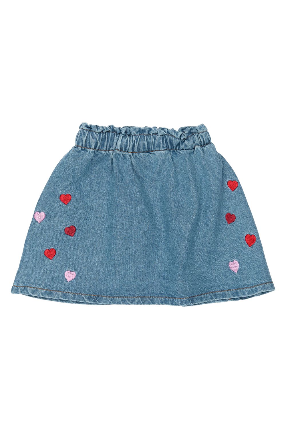 THE NEW-TNSTValora Denim Skirt-Light Blue Denim EMB-Toddler Girl