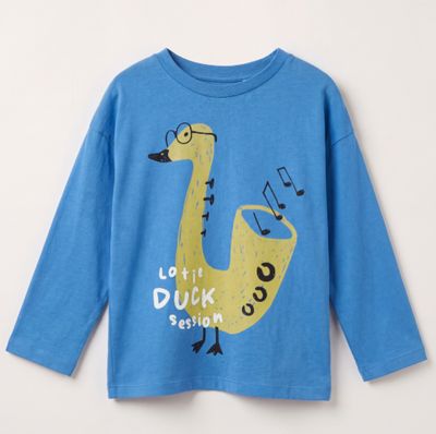 Long sleeve t-shirt Cobalt bleu